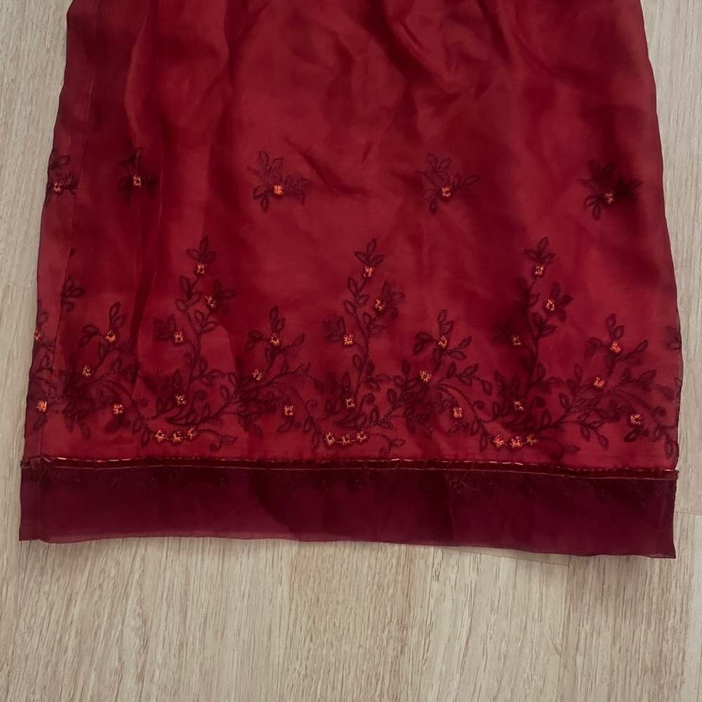 Laundry By Shelli Segal Red Floral Mini Dress - Picture 2 of 5